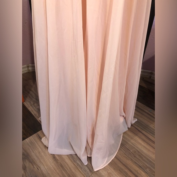 Lulu’s Everlasting Enchantment Light Peach Lace Maxi Dress - Picture 11 of 12